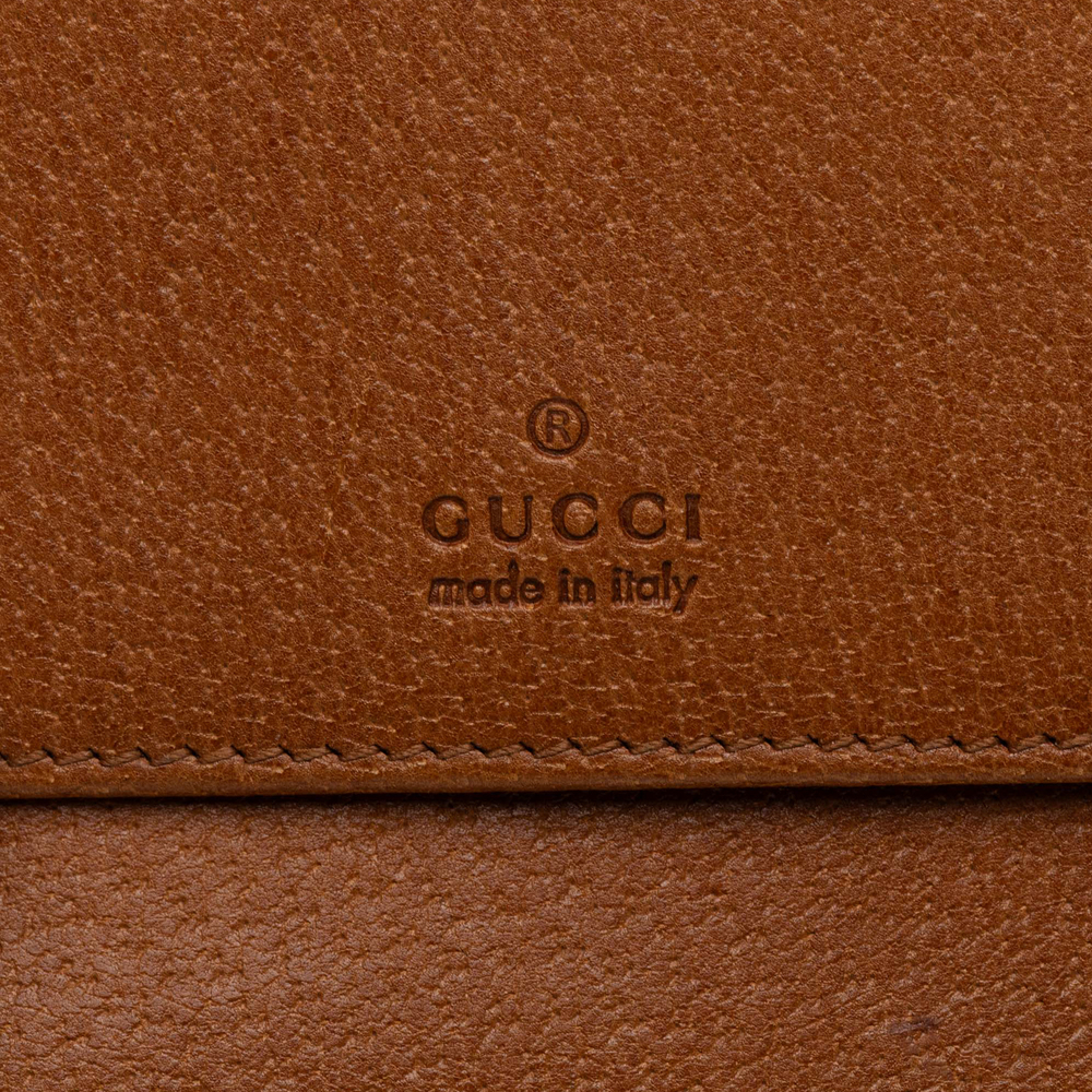 Pre-Loved Gucci Calfskin French Flap Wallet - Picture 6 of 8